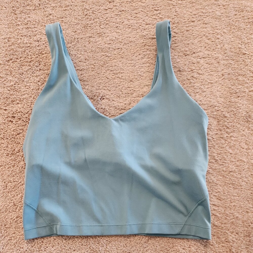 Lululemon align crop top Tidewater teal